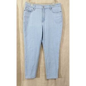 Old Navy Women's High Rise Pants Denim O.G. Straigth Jeans Litgh Wash Blue ZS14